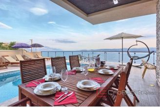019 2025 74 Omis modern villa with pool and sea view