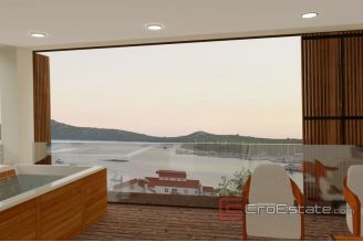 012 2022 322 Rogoznica luxury apartment with sea view for sale