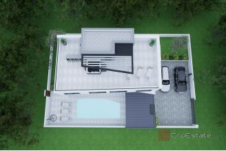 012 2018 250 Zadar villa under construction near the sea for sale