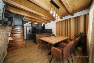 015 2044 11 Vodice Stone house with rooftop terrace and jacuzzi for sale