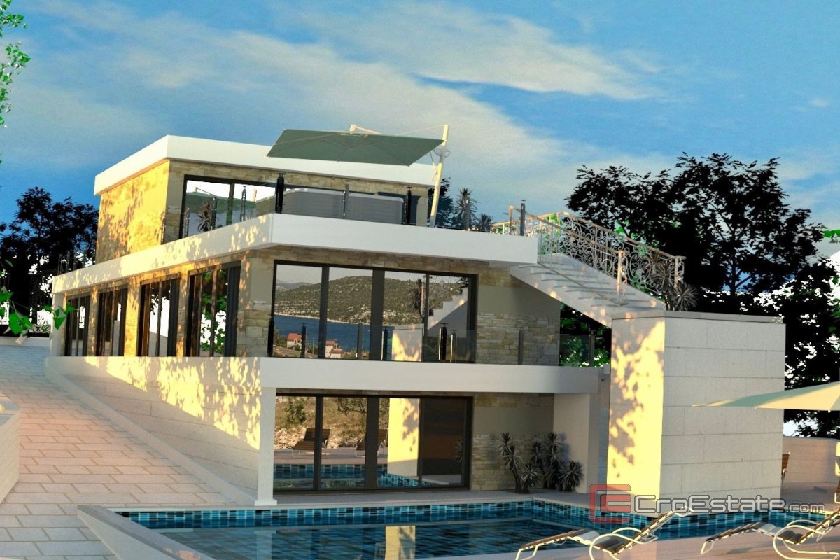 002 2046 14 Drvenik Building ploit with open sea view for sale 002 2046 14 Drvenik Building ploit with open sea view for sale