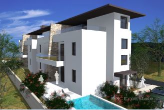 001 2043 137 Zadar Modern newbuilt house in a row for sale