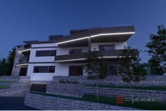 001 2052 48g Makarska Modern one bedroom apartment with a sea view for sale