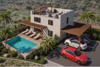 001 2030 96 Rogoznica Modern villa under construction for sale