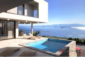020 2052 58 Peljesac Villa with pool and panoramic sea view for sale