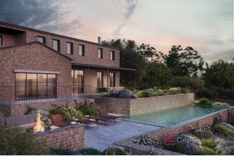 001 2053 02 Novigrad Stone villa with pool for sale
