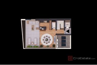 015 2035 275 Ciovo Penthouse with roof terrace in the first row to the sea for sale