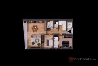 015 2035 275 Ciovo Penthouse with roof terrace in the first row to the sea for sale
