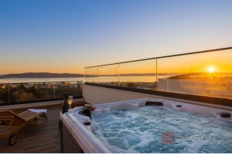 001 2057 13 Kastela New construction villa with pool and a sea view for rent