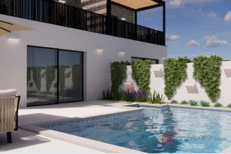 001 2031 240 Umag Modern semi detached house with pool for sale