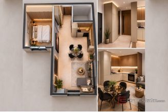 011 2035 391 Trogir One bedroom apartment with garden and a sea view for sale