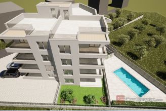 001 2035 393j Ciovo Two bedroom penthouse with sea view for sale
